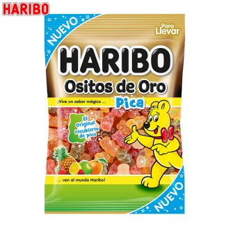 Pica Ositos Oro 100 Grs. (18Uds)