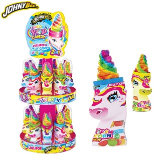 Johny Bee Unicorn pop candy (18Uds)